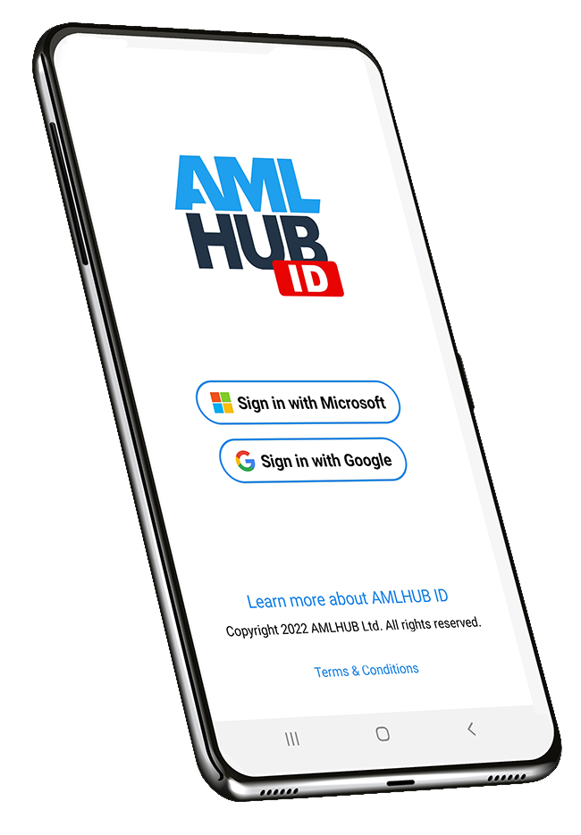 AMLHUB app: sign in AMLHUB app: sign in