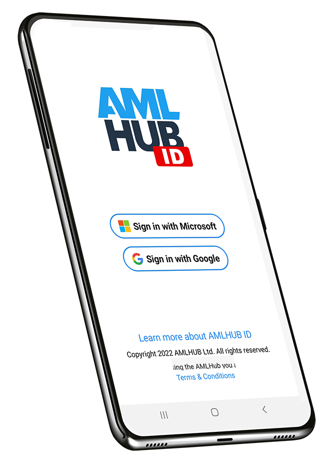 AMLHUB ID app for onboarding