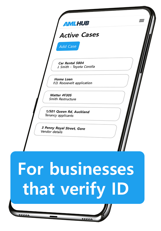 AMLHUB ID app for businesses that verify ID