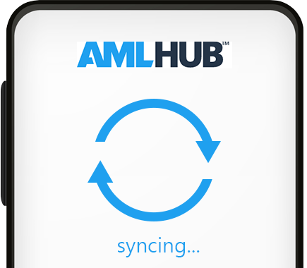AMLHUB ID app syncs offline work when internet is connected